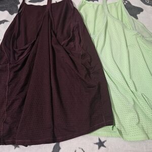 Athleta Chi Mesh Dot Tanks Lot